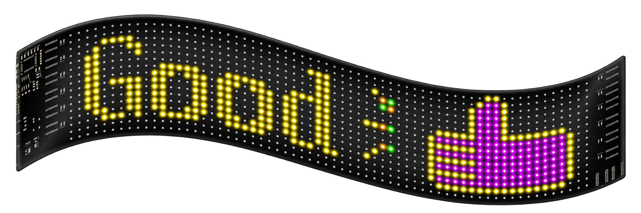 Araç İçi Esnek Matrix LED Panel – 16×64 Pixel