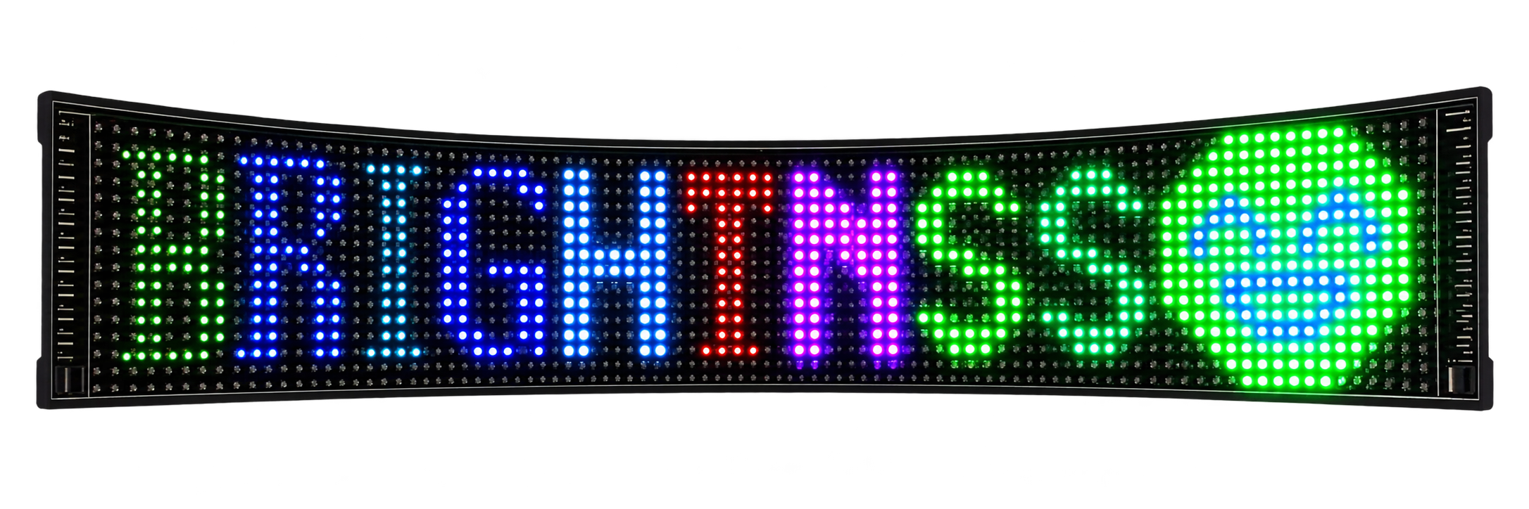Araç İçi Esnek Matrix LED Panel – 16×96 Pixel