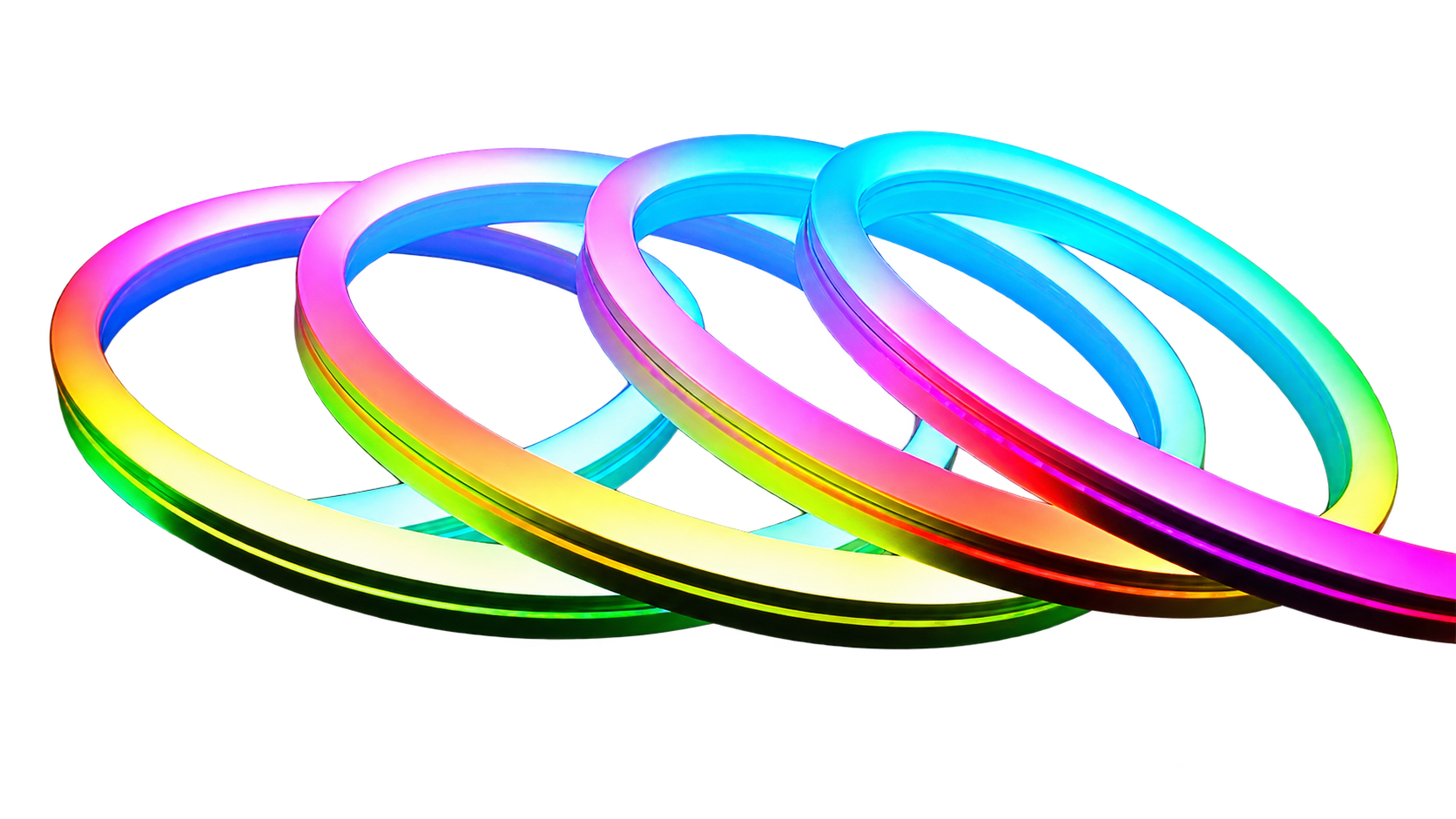 TECNOWORLD 12V RGB Magic Silikon Neon LED – 6×12 mm