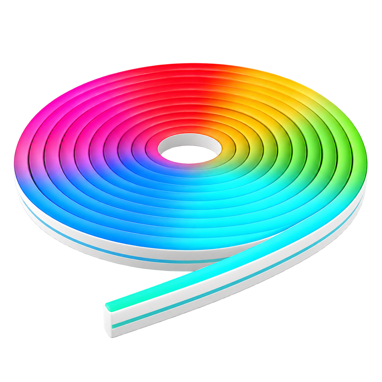 TECNOWORLD 12V RGB Silikon Neon LED – 6×12 mm