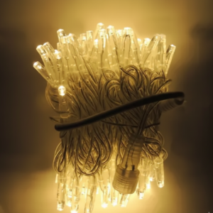 10 METRE STRİNG İP LED DIŞ MEKAN İP65 YILBAŞI SÜSLEMELESİ 100 LEDLİ ŞEFFAF KABLO