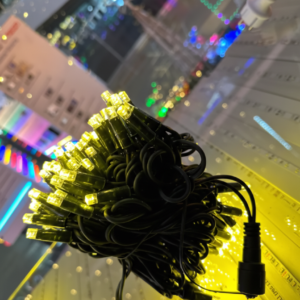 10 METRE STRİNG İP LED DIŞ MEKAN İP65 YILBAŞI SÜSLEMELESİ 100 LEDLİ YEŞİL KABLO