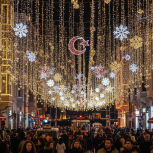 2 X 1 METRE SAÇAK LED DIŞ MEKAN İP65 YILBAŞI SÜSLEMELESİ 144LEDLİ BEYAZ KABLO