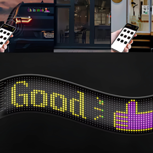 Led Ekran Matrix Panel Cama Yapışan Araba Yazısı 16*64 PİXEL
